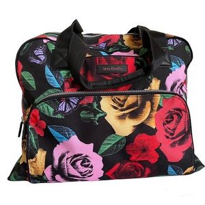 Vera Bradley Go Anywhere Carry On Travel Gym Diaper Bag~ Havana Rose